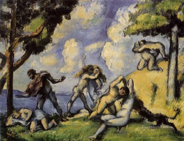  battle Canvas - The Battle of Love Paul Cezanne